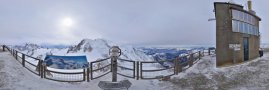 Výhled na Mont Blanc
